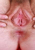 ATK Natural & Hairy: Big Eyes (Big Eyes with the cow print dress and stockings)