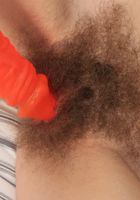 Lillian toys her young fur, Lillian (lil087) ATK Natural & Hairy: Lillian (Lillian toys her young fur)